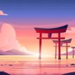 Torii Gate sebagai Melambangkan Shinto
