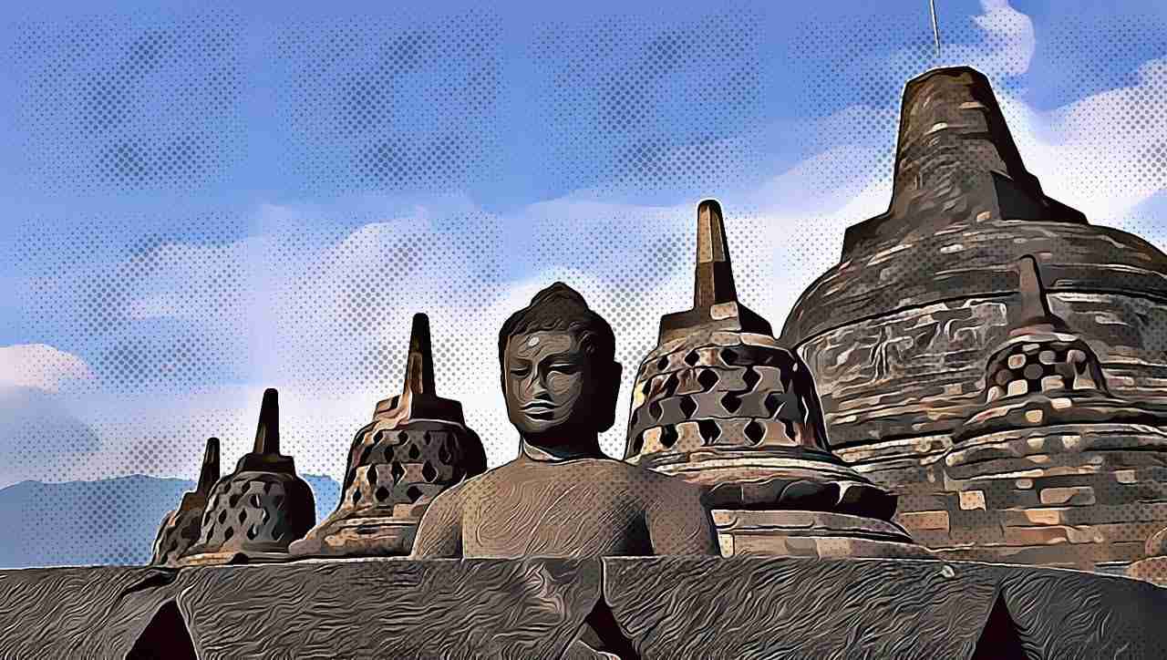 Ilustrasi Borobudur