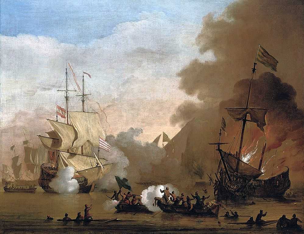 Peperangan antara kapal Inggris dengan Barbary corsairs (privateer)